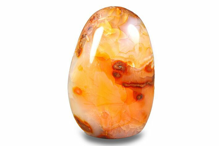 Free-Standing, Polished Carnelian Agate - Madagascar #283486